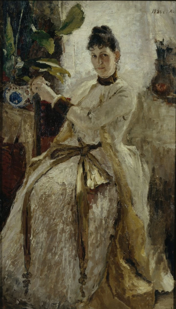 Konstantin Korovin - 101, Ritratto della contessa Sofia Nikolaevna Golitsyna, 1886